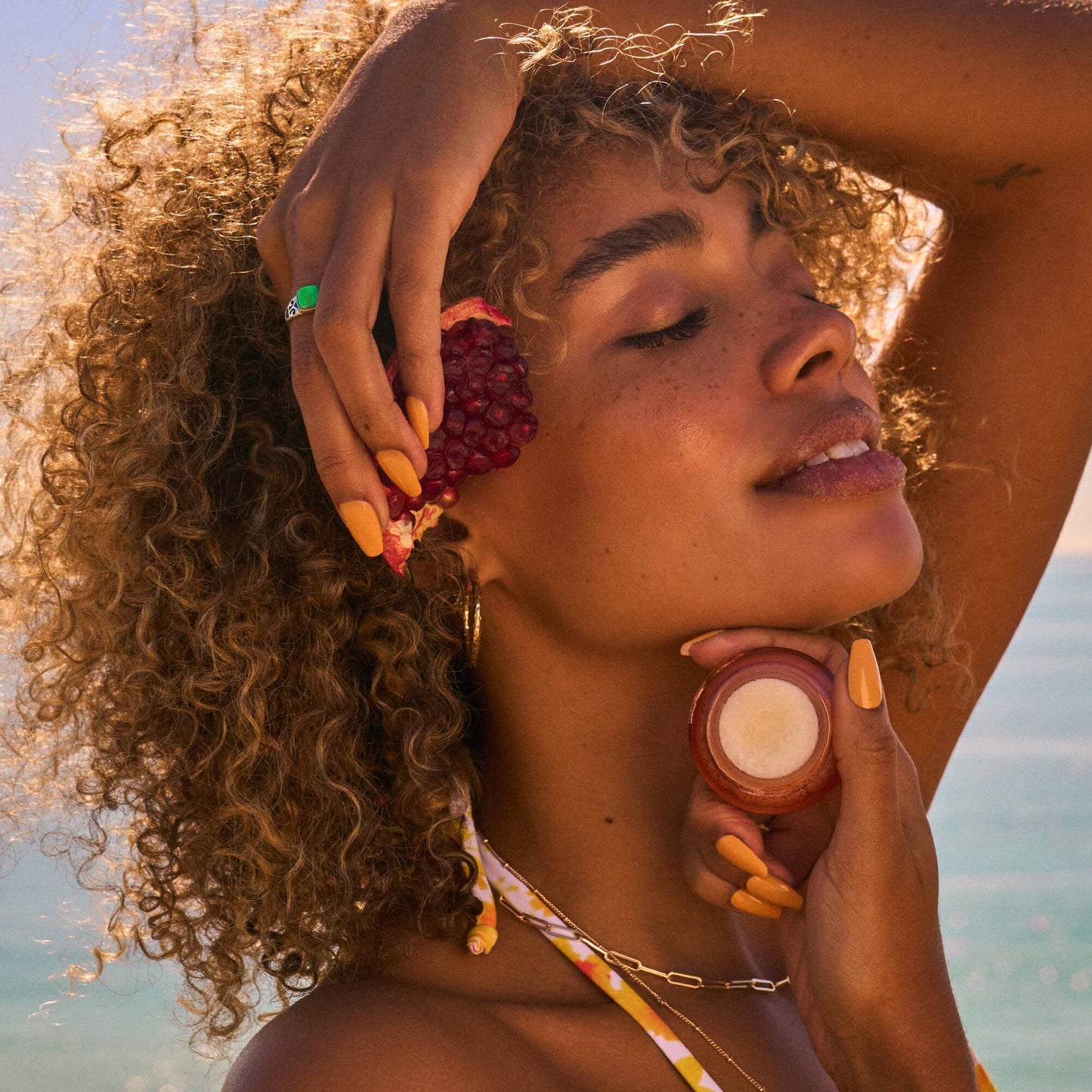 Poppy & Pout Lip Scrub - Pomegranate Peach