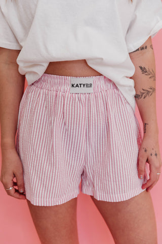 Pink Striped Boxers