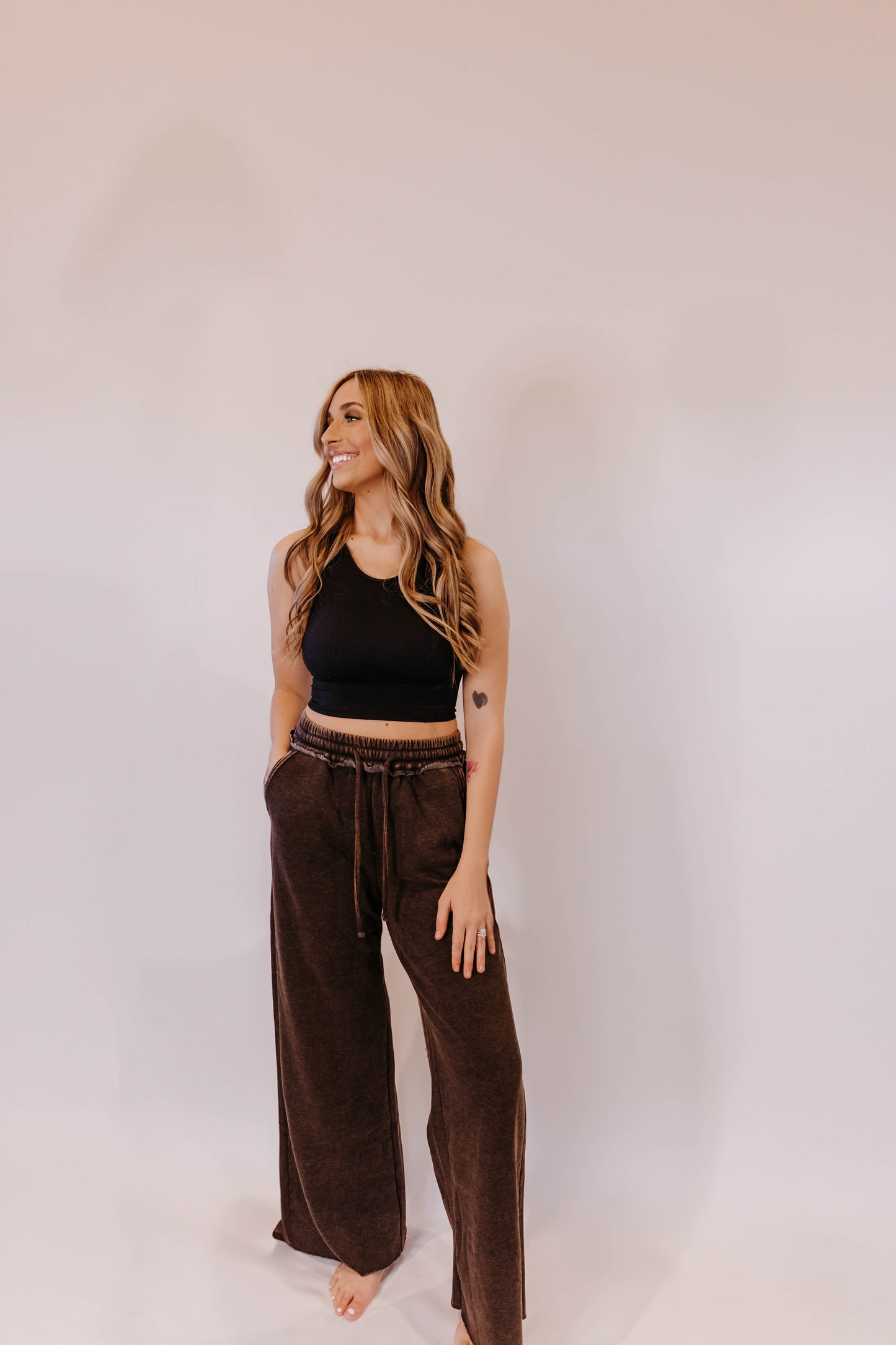 The Basics Palazzo Sweatpants