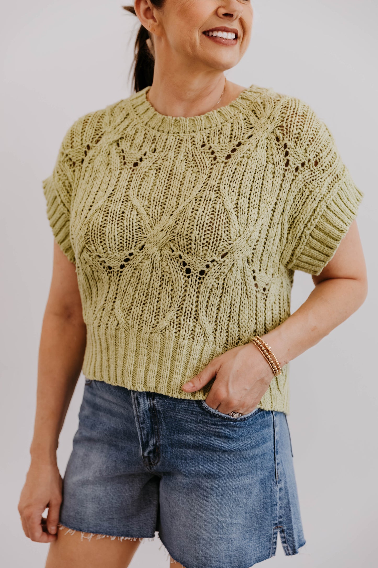 Carly Cable Knit Sweater