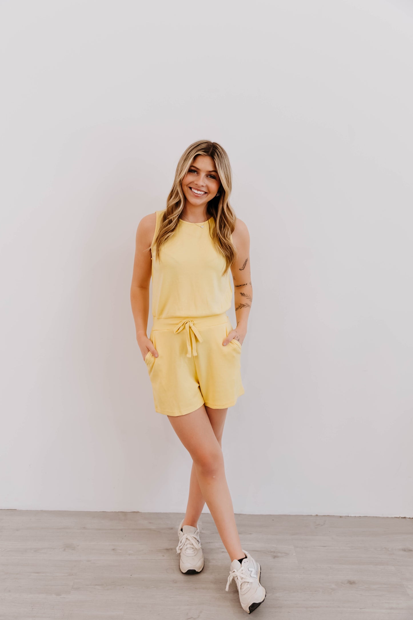 Drawstring Romper