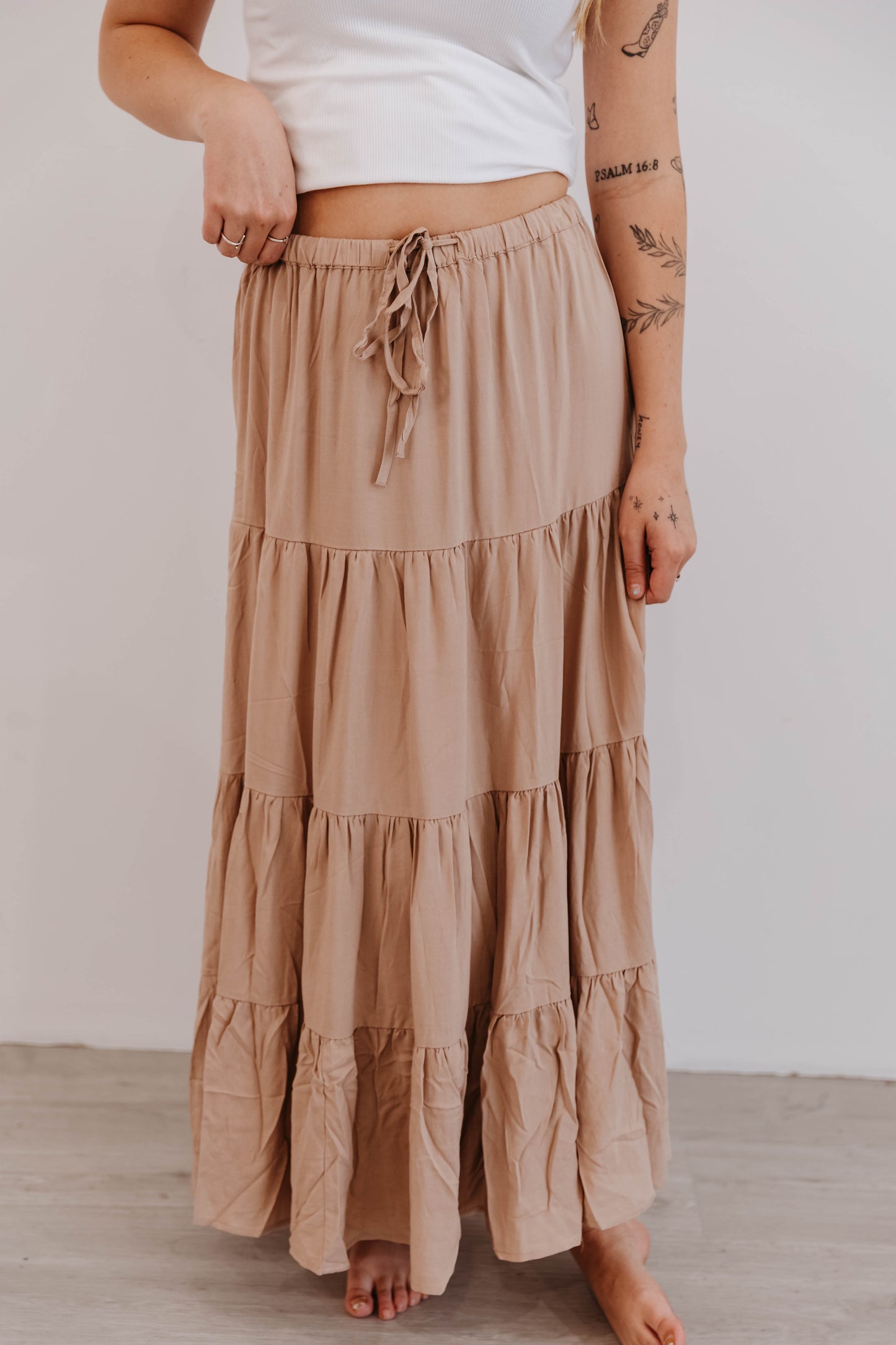 Alana Tiered Maxi Skirt