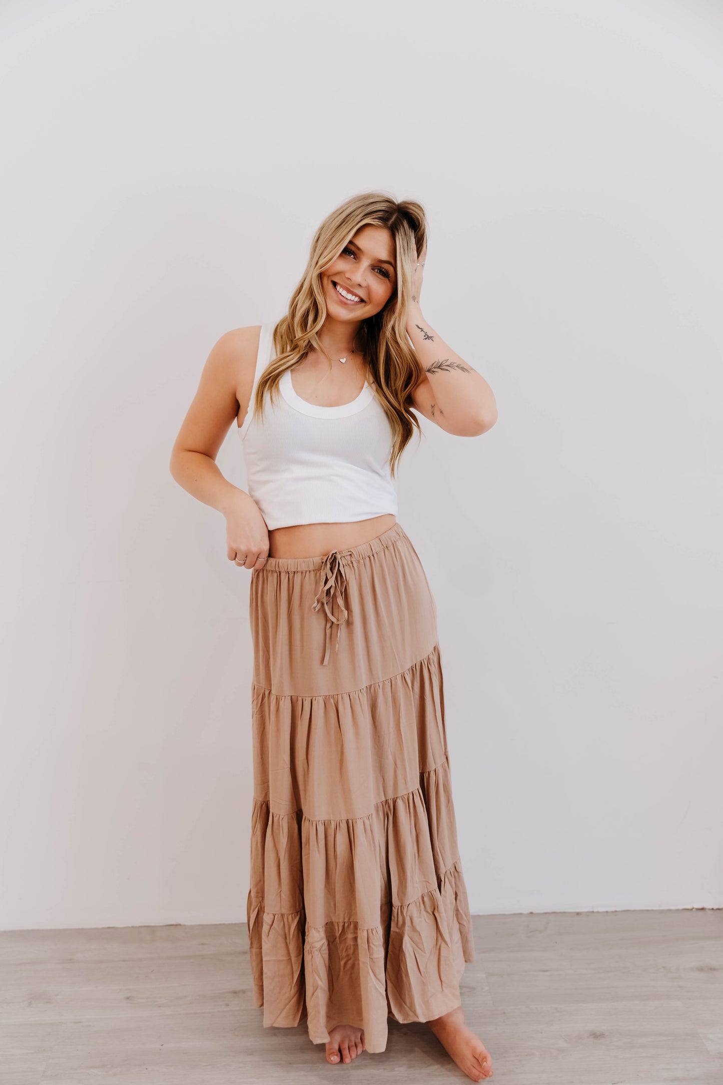 Alana Tiered Maxi Skirt