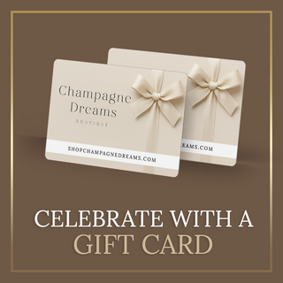 Celebrate with a Gift Card, Champagne Dreams