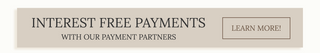 Interest Free Payments with our payment partners, learn more!