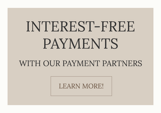 Interest Free Payments, with our payment partners, learn more!