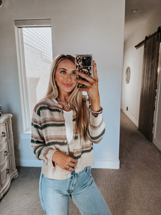 Fireside Stripe Cardigan