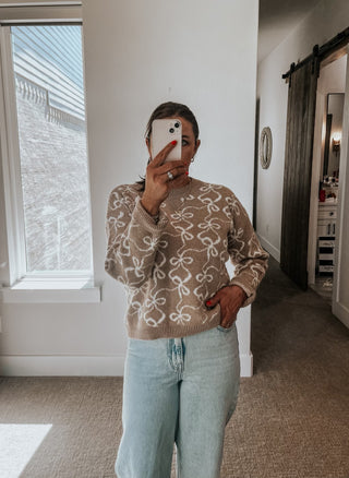 Noelle Bow Sweater