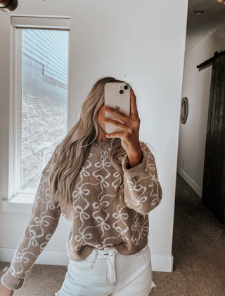 Noelle Bow Sweater