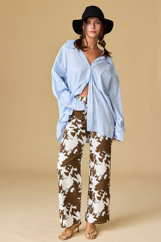 Luna Oversized Stripe Shirt