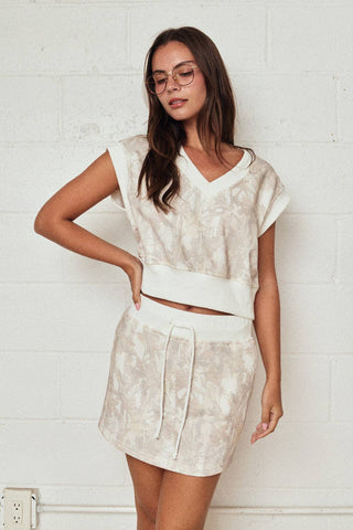 Camo Cutie Lounge Skirt Set