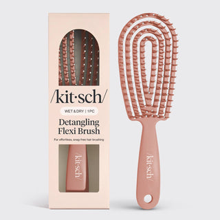 Detangling Flexi Brush |Terracotta by Kitsch