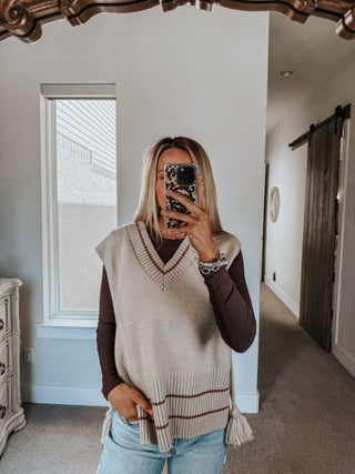 Golden Hour Tassel Vest