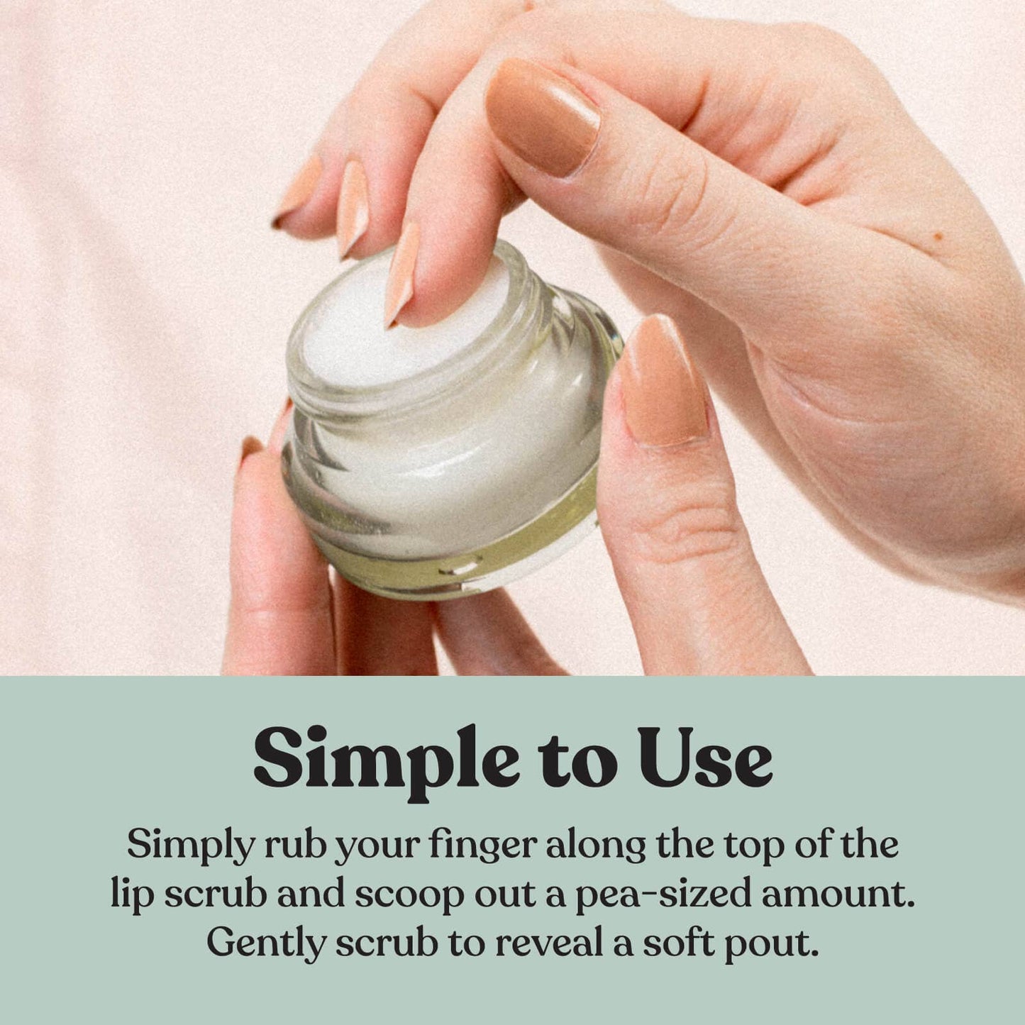 Poppy & Pout Lip Scrub - Pomegranate Peach