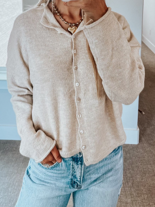 Falling For You Cardi | Natural