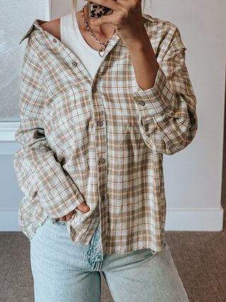 Cozy Classic Plaid Button-Up