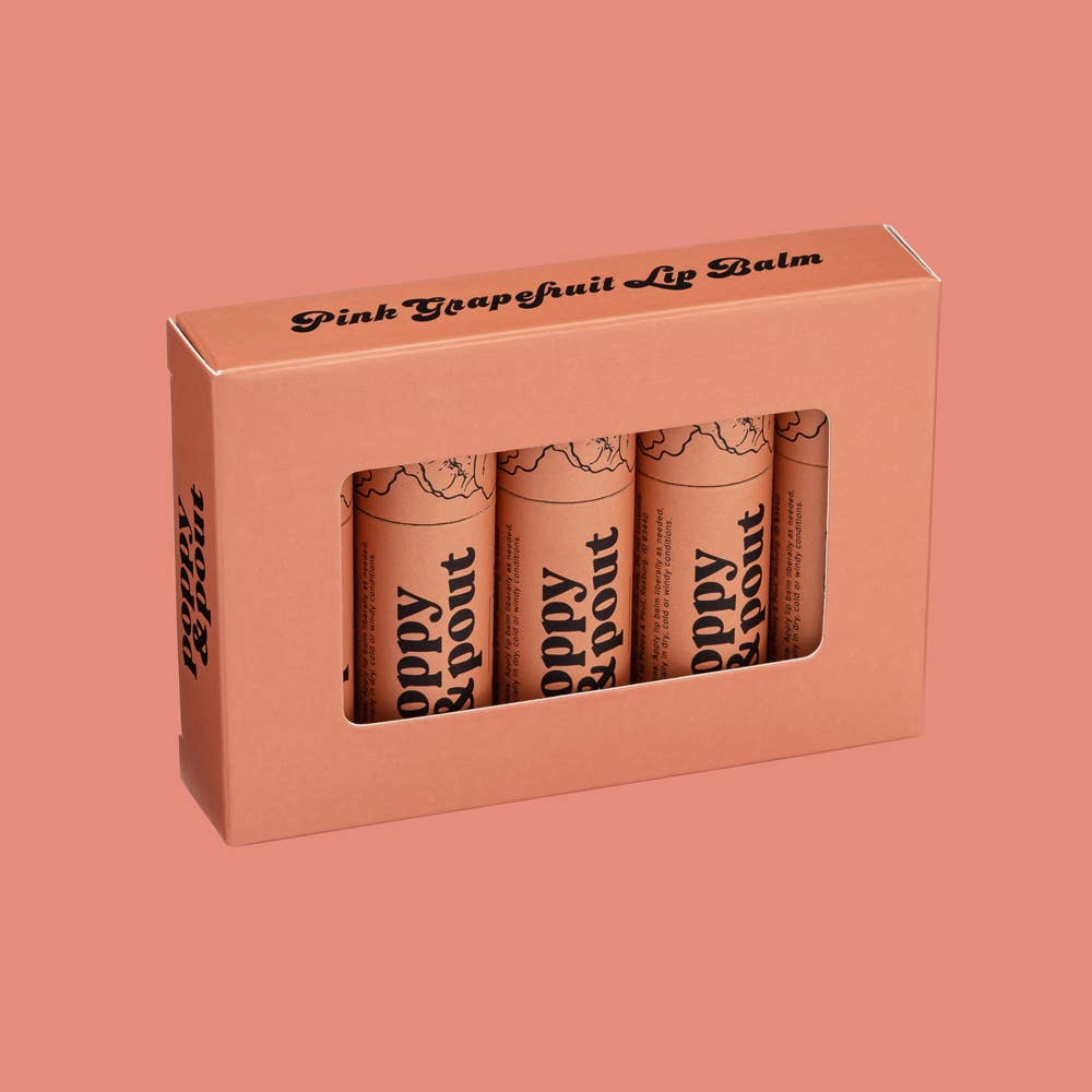 Poppy & Pout Lip Balm - Pink Grapefruit