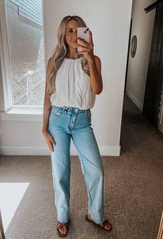 Bubble Hem Top