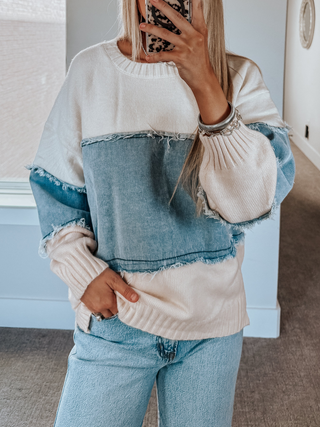 Colorblock Cozy Sweater