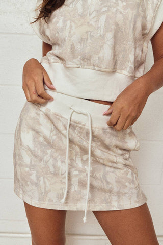 Camo Cutie Lounge Skirt Set