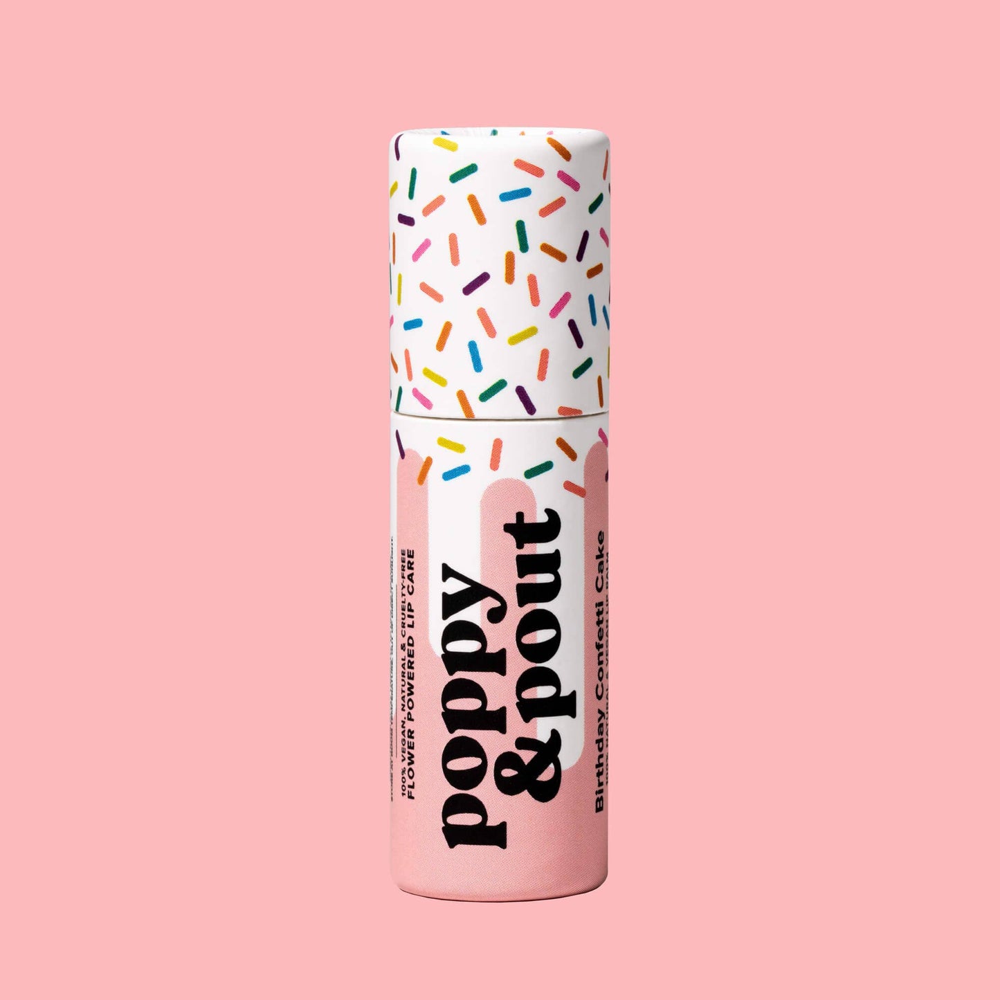 Poppy & Pout Lip Balm - Birthday Confetti Cake