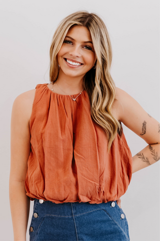Bubble Hem Top