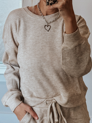 Cozy Waffle Essentials Top
