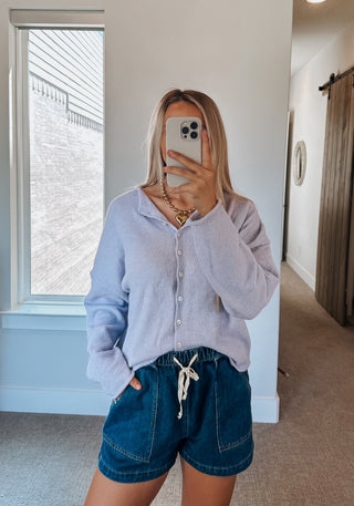 Falling For You Cardi | Lavender