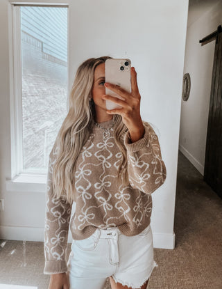 Noelle Bow Sweater