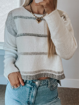 Mona Knit Striped Sweater