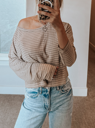 Coffee Date Long Sleeve Top