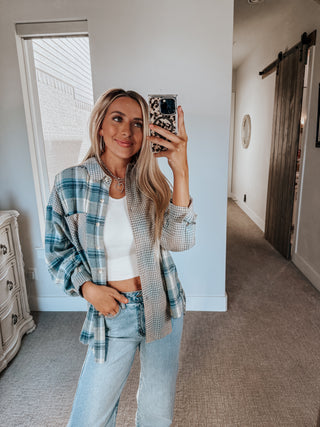 Kambrie Plaid Flannel Shirt