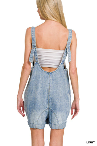 Emmy Denim Overall Shorts