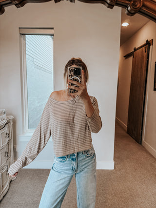 Coffee Date Long Sleeve Top