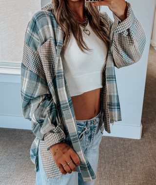 Kambrie Plaid Flannel Shirt