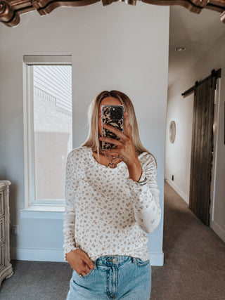 Sweet Blossom Knit Top
