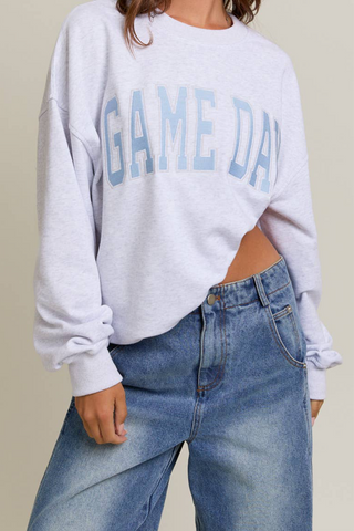 GAME DAY Embroidered Sweatshirt