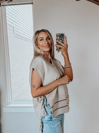 Golden Hour Tassel Vest