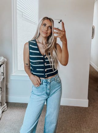 Coastline Cropped Vest