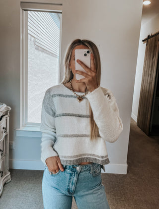 Mona Knit Striped Sweater