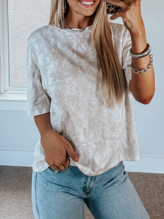 Nature Camo Ribbed Tee