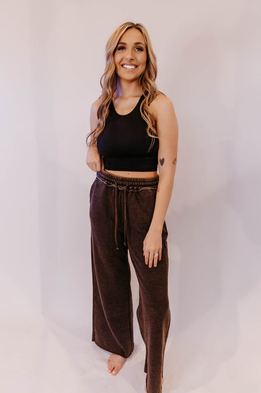 The Basics Palazzo Sweatpants