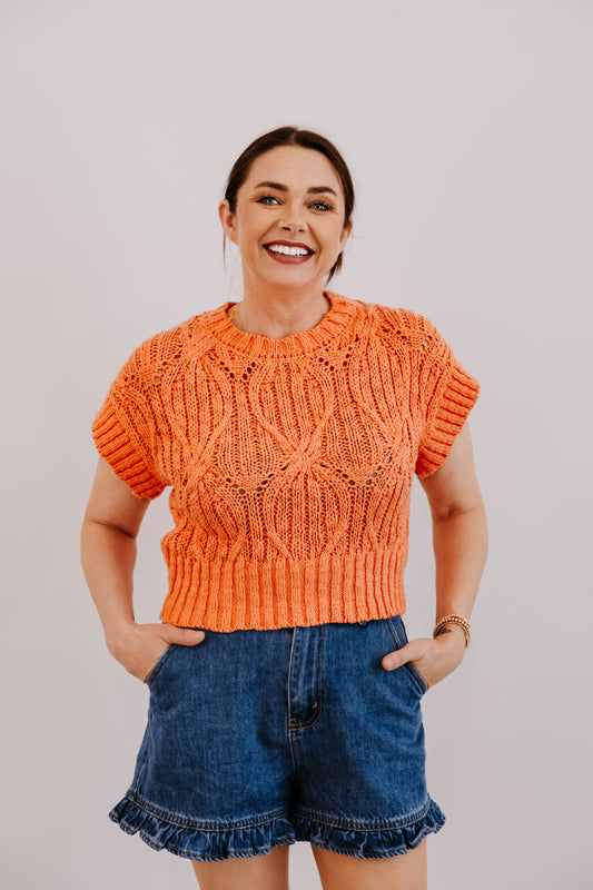 Carly Cable Knit Sweater