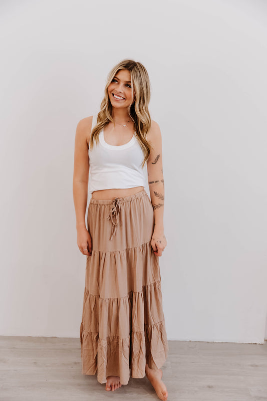 Alana Tiered Maxi Skirt