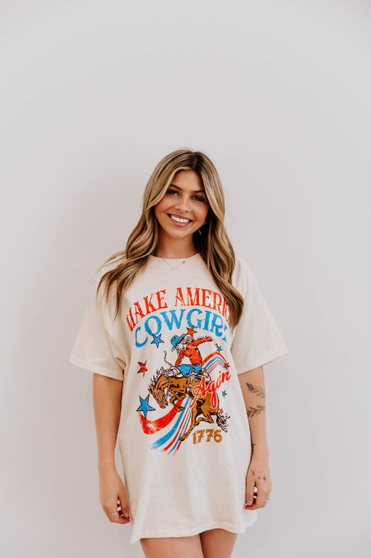 Make America Cowgirl Tee