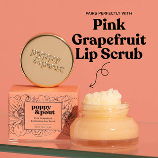 Poppy & Pout Lip Balm - Pink Grapefruit