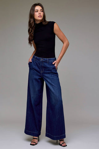 Nori High Rise Wide Leg Denim
