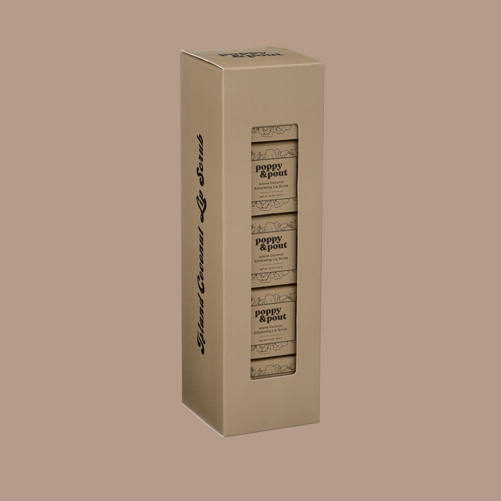 Poppy & Pout Lip Scrub -  Island Coconut