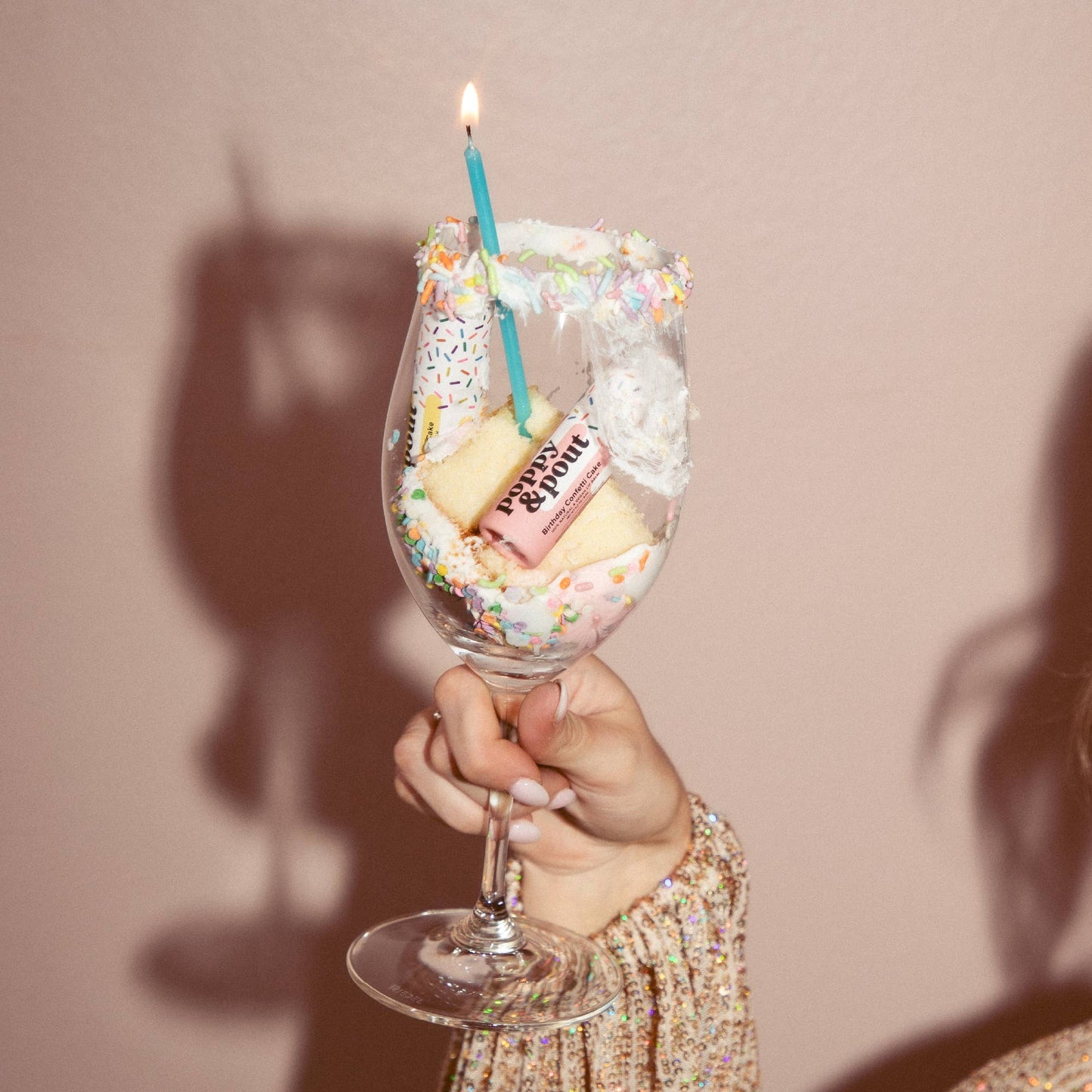 Poppy & Pout Lip Balm - Birthday Confetti Cake