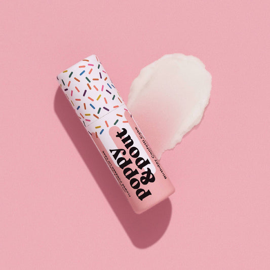 Poppy & Pout Lip Balm - Birthday Confetti Cake